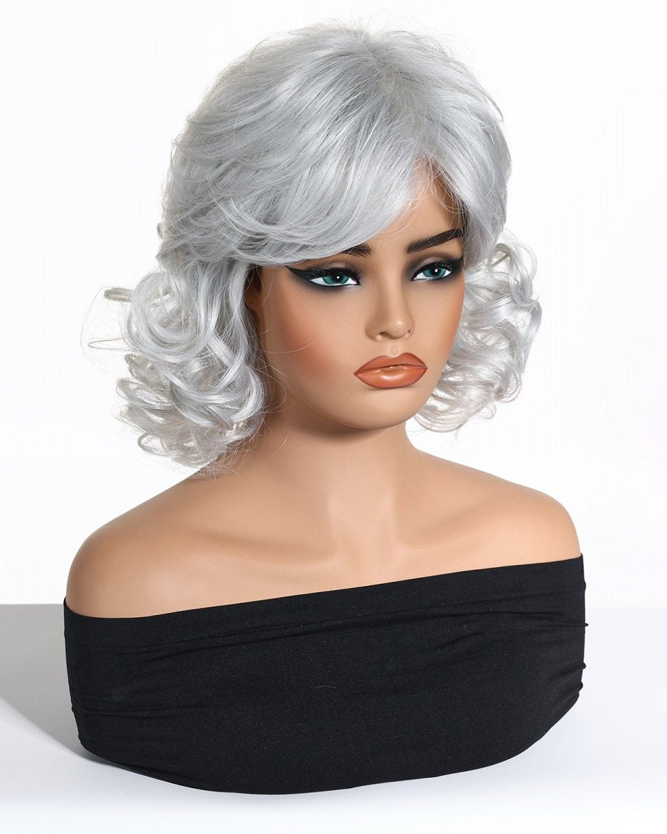 Silver Curl Fringe Wig - MARKETPLACE - Milk & Honey Wigs