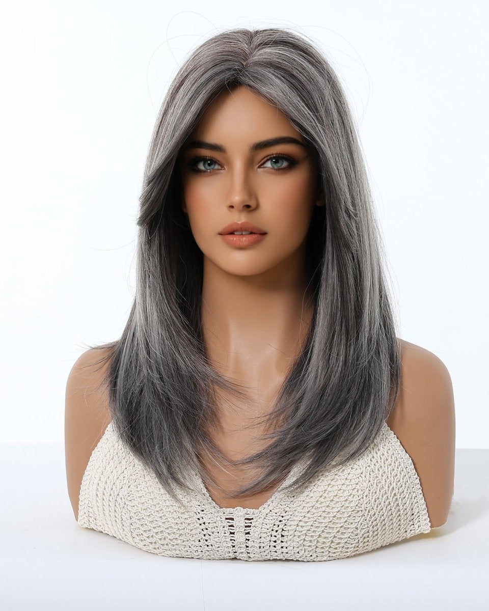 Silver Grey Layered Wig - MARKETPLACE - Milk & Honey Wigs