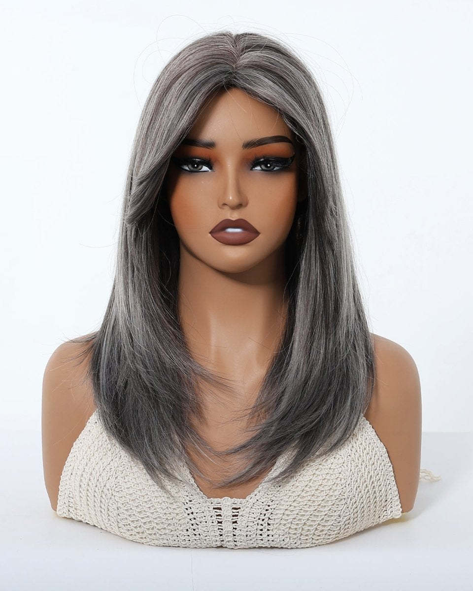 Silver Grey Layered Wig - MARKETPLACE - Milk & Honey Wigs