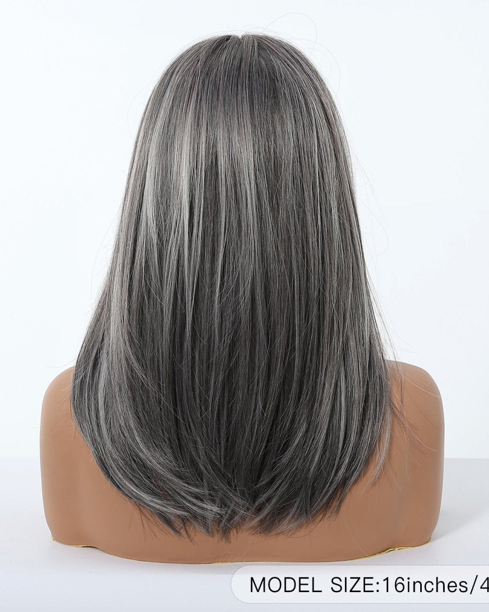 Silver Grey Layered Wig - MARKETPLACE - Milk & Honey Wigs
