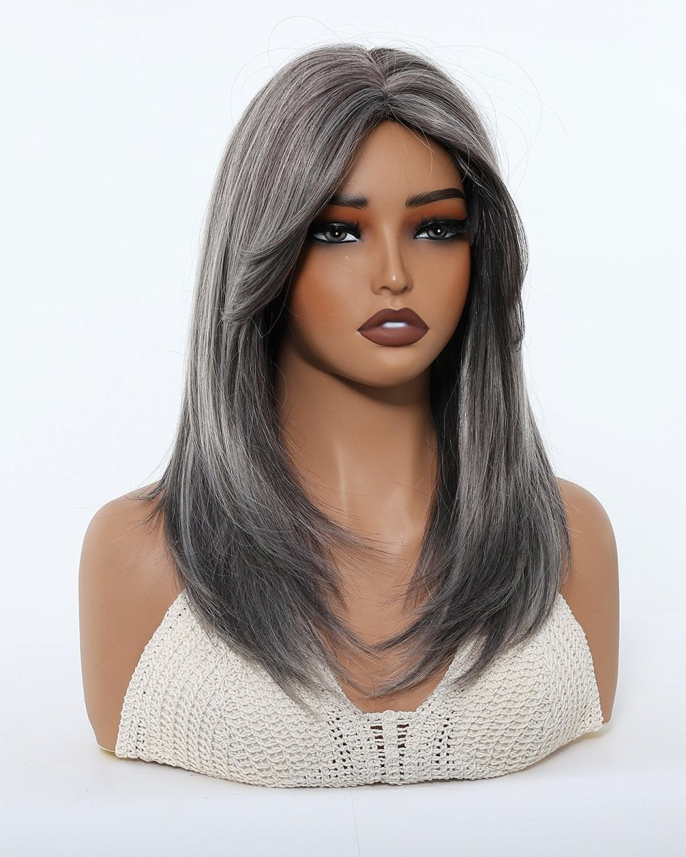 Silver Grey Layered Wig - MARKETPLACE - Milk & Honey Wigs