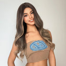 Soft Brown with Ash Blonde Highlights Wig - MARKETPLACE - Milk & Honey Wigs