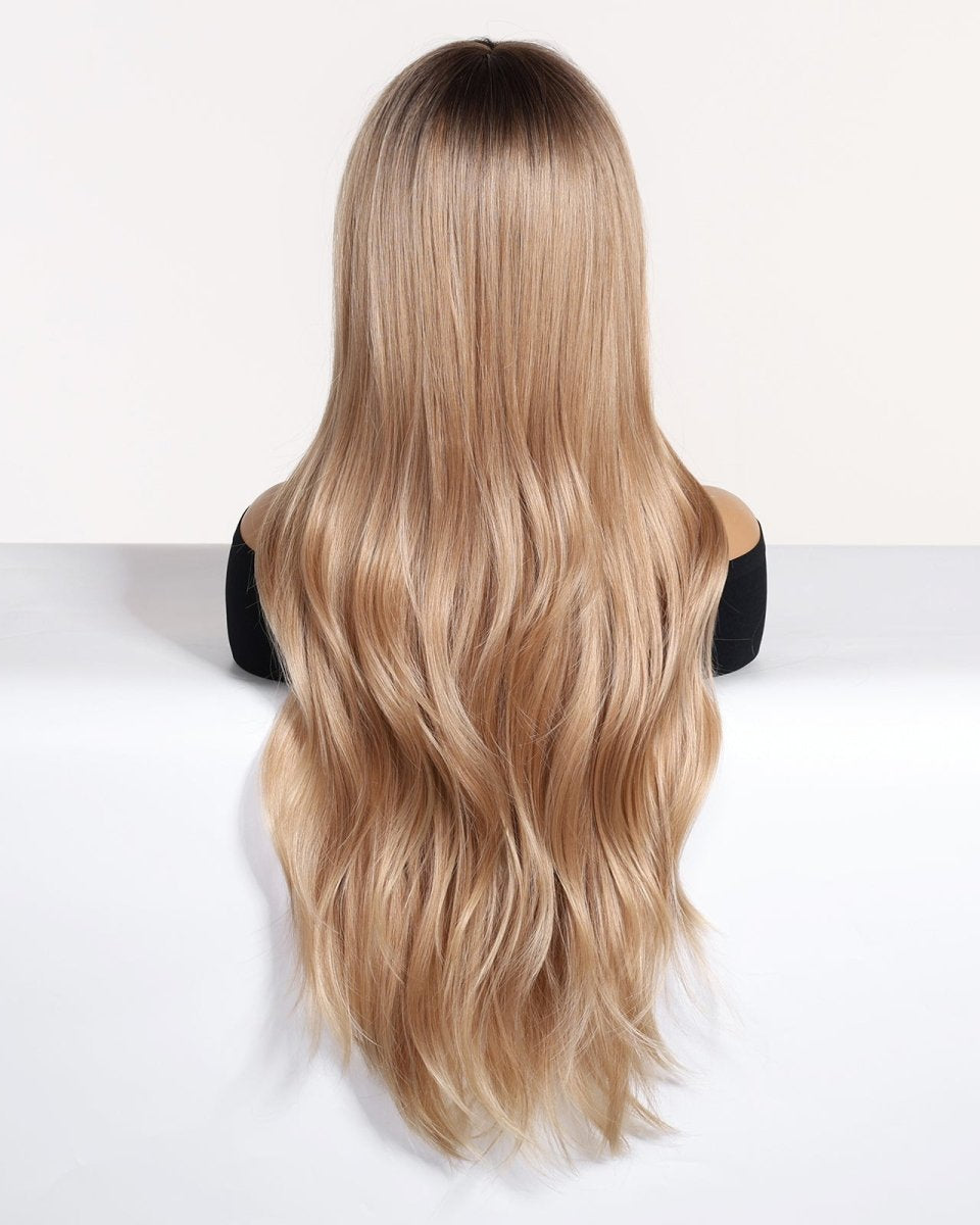 Soft Wavy Honey Brown Wig - MARKETPLACE - Milk & Honey Wigs