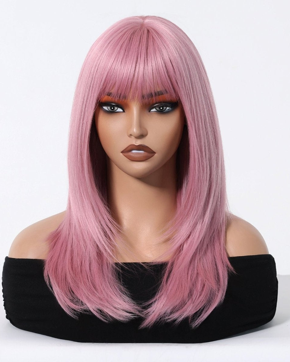 Straight Pastel Pink Wig - MARKETPLACE - Milk & Honey Wigs