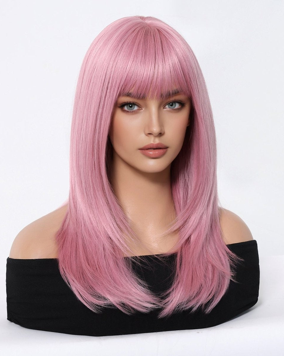 Straight Pastel Pink Wig - MARKETPLACE - Milk & Honey Wigs