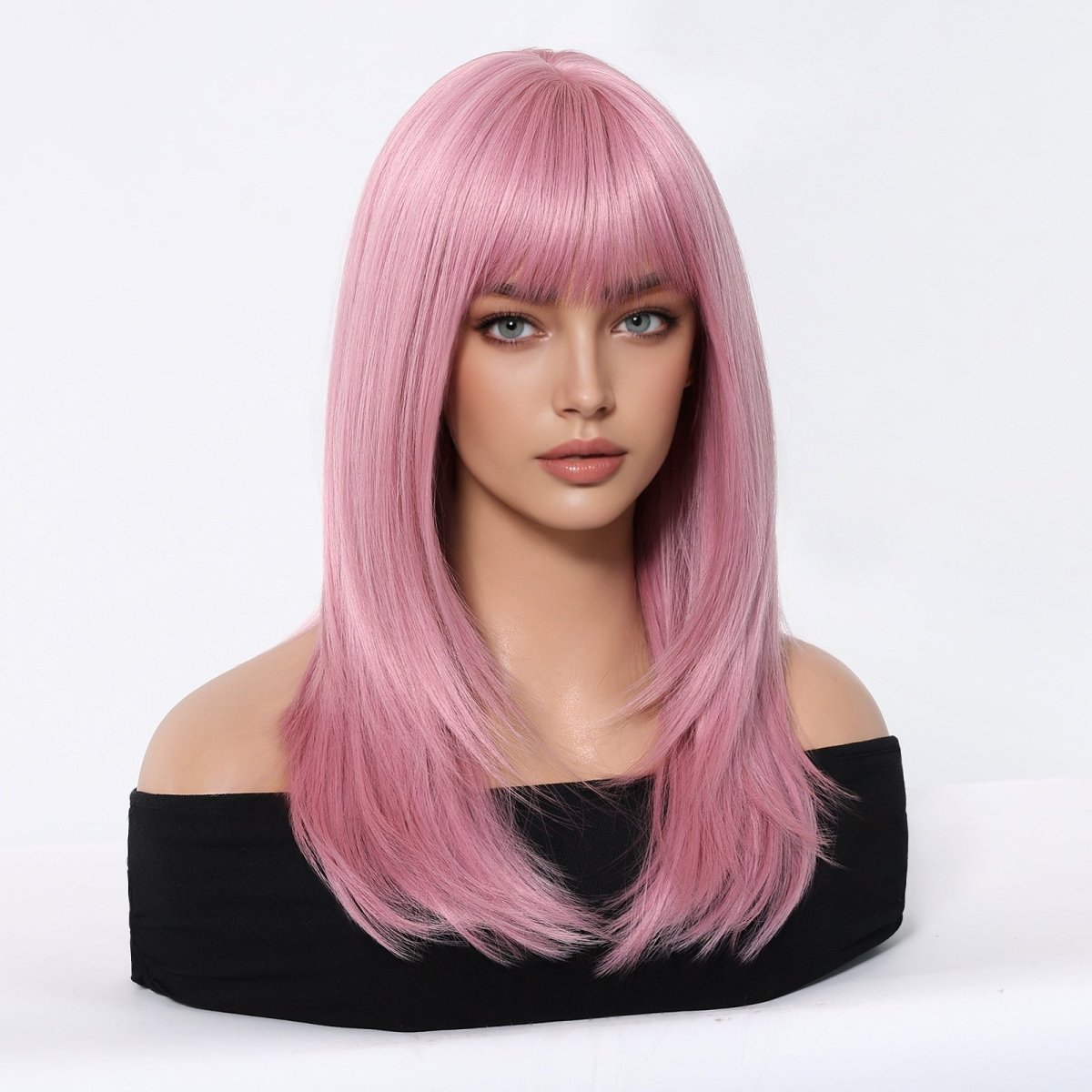 Straight Pastel Pink Wig - MARKETPLACE - Milk & Honey Wigs