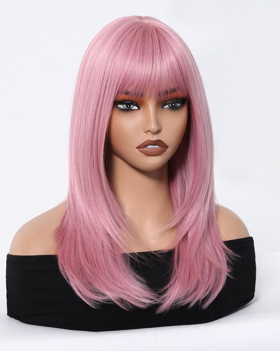 Straight Pastel Pink Wig - MARKETPLACE - Milk & Honey Wigs