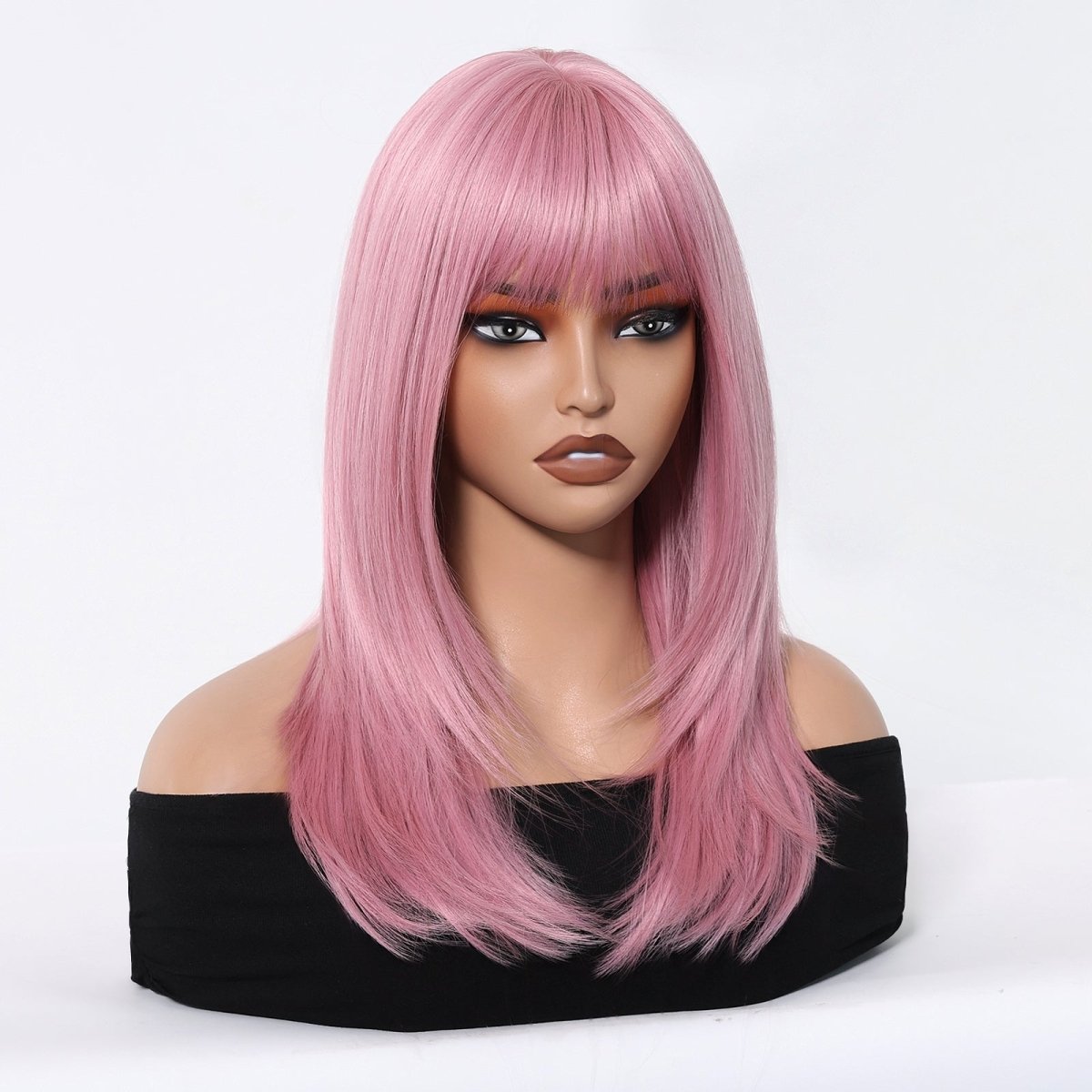 Straight Pastel Pink Wig - MARKETPLACE - Milk & Honey Wigs