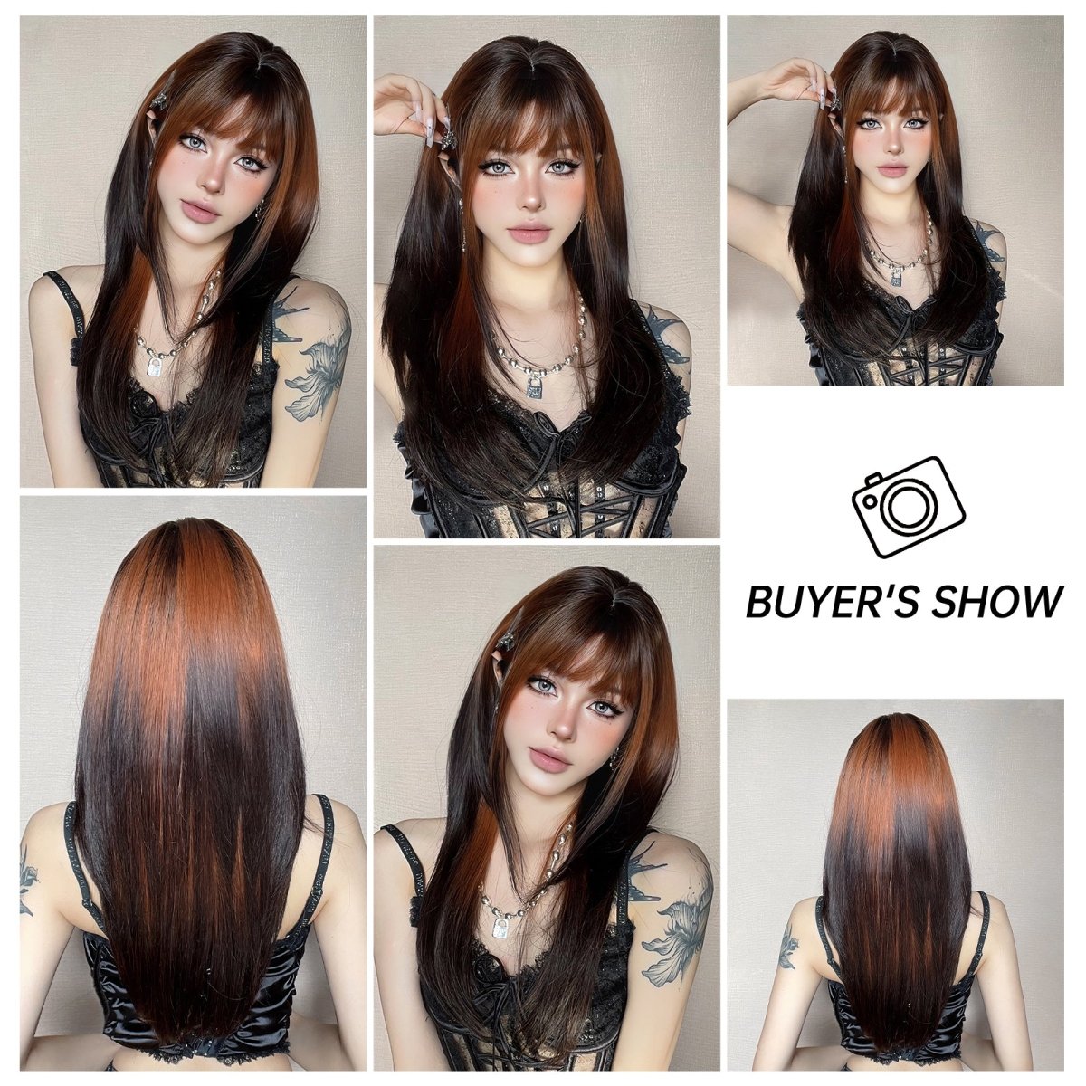 Straight Two - Tone Wig - MARKETPLACE - Milk & Honey Wigs
