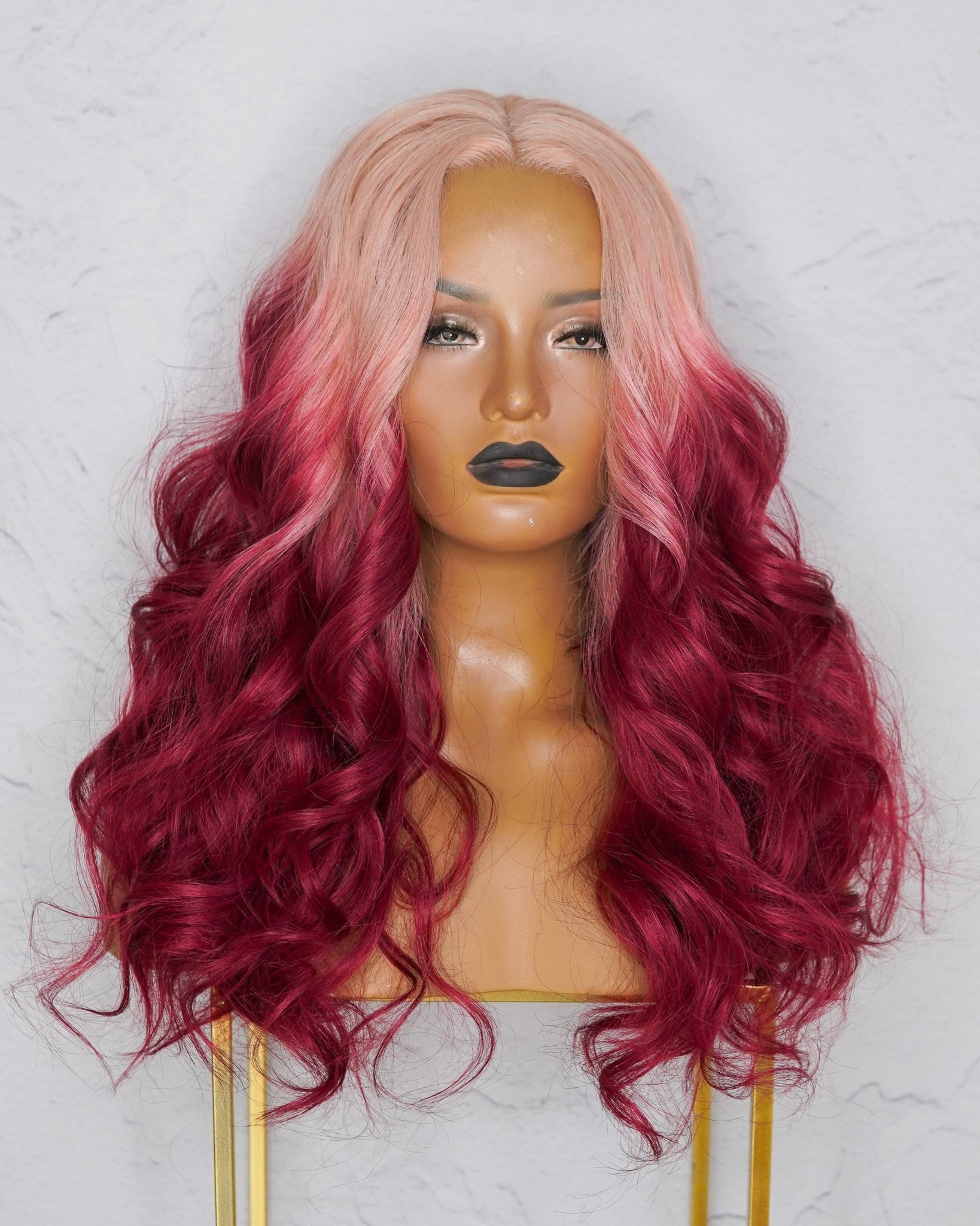 TABITHA Ombre Pink Lace Front Wig - Milk & Honey Wigs