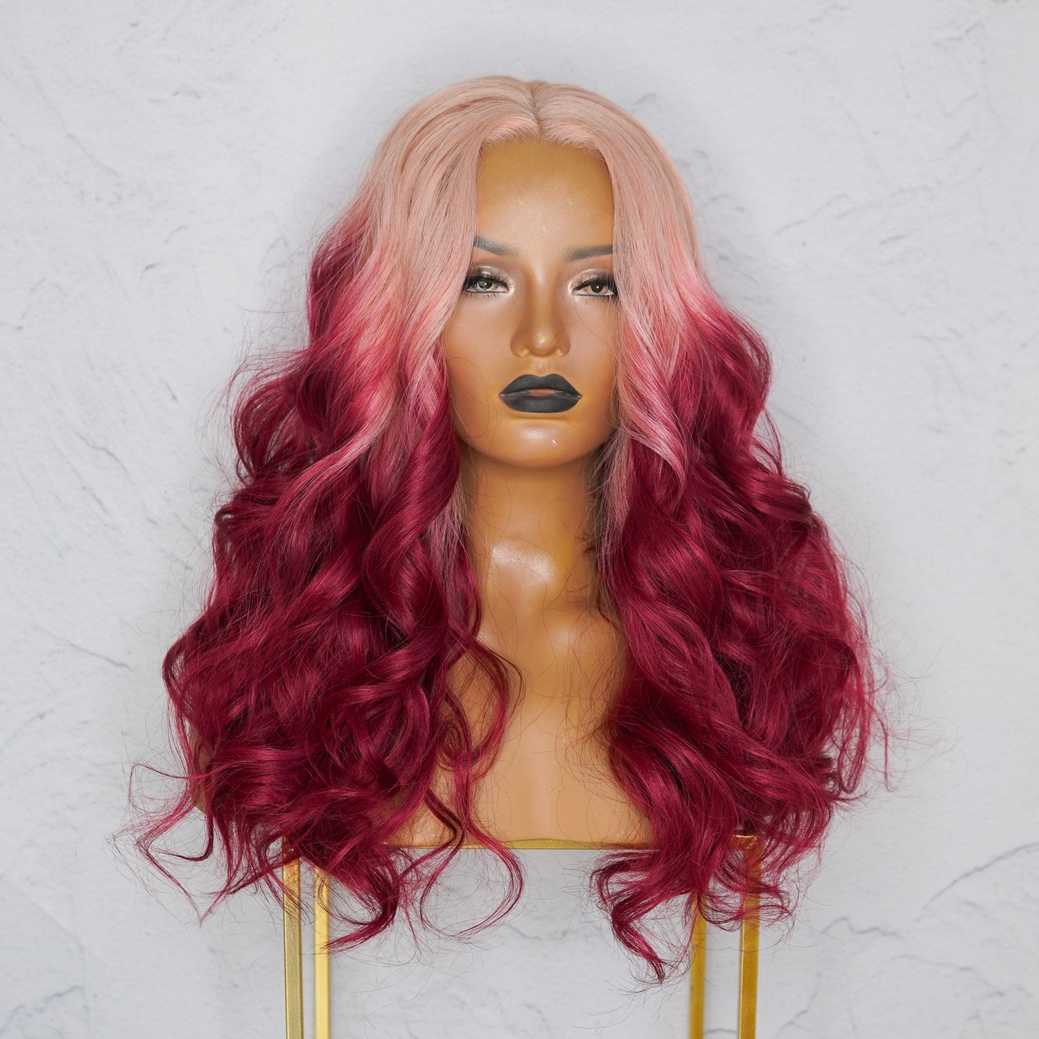 TABITHA Ombre Pink Lace Front Wig - Milk & Honey Wigs