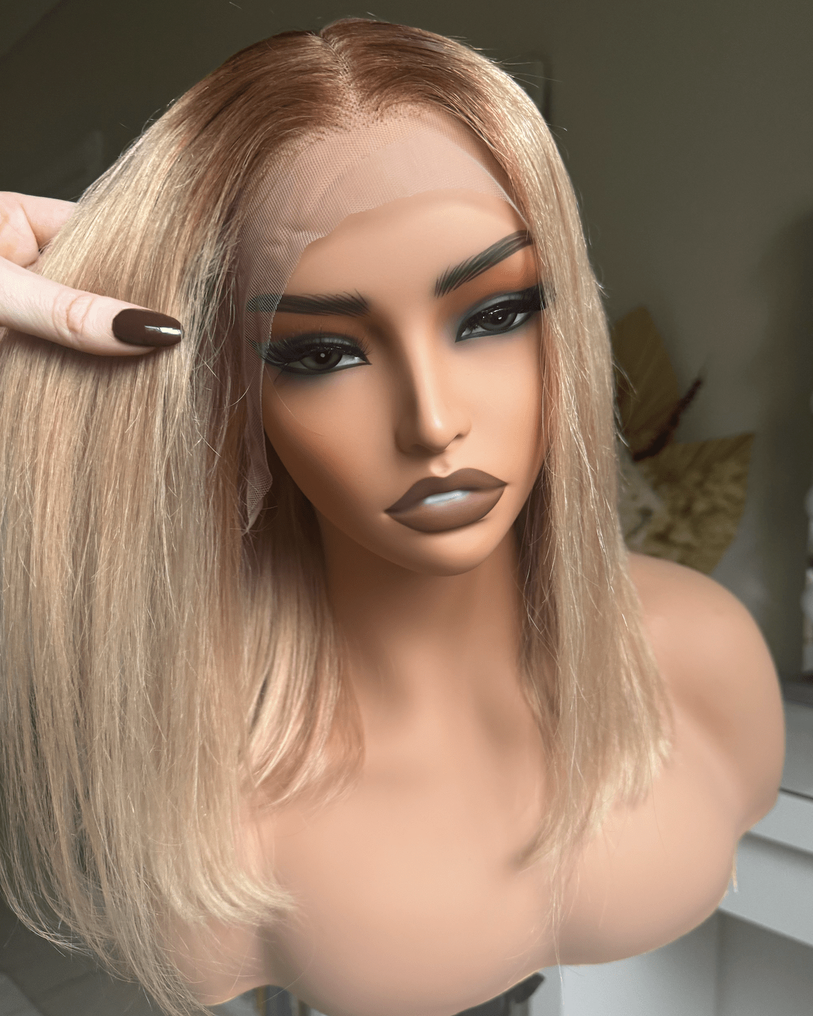 Tammy Blonde Human Hair Lace Front Wig **Ready To Ship** - Milk & Honey Wigs