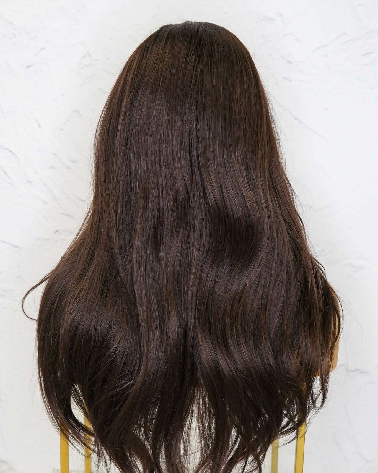 TARA Dark Brown Lace Front Wig - Milk & Honey Wigs