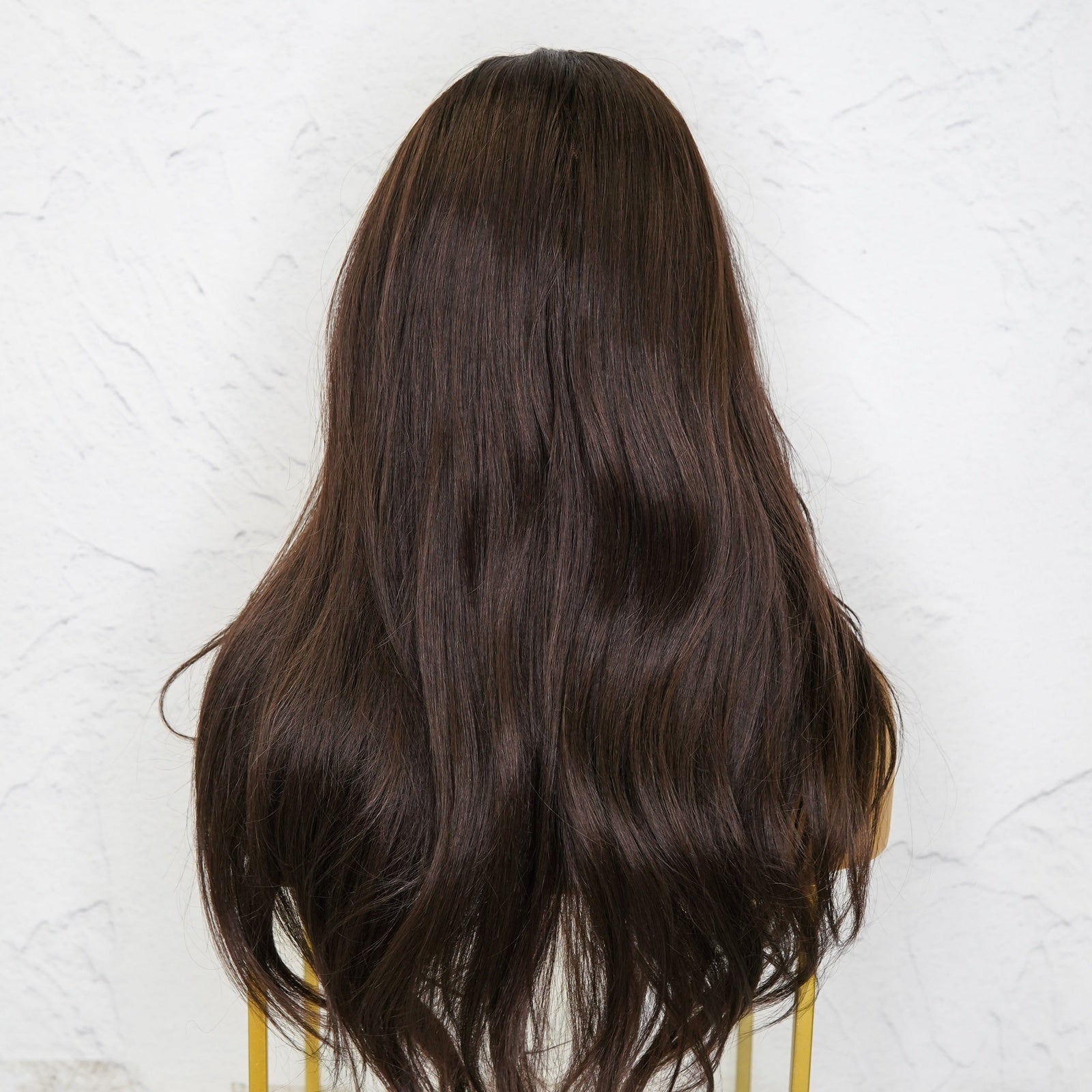 TARA Dark Brown Lace Front Wig - Milk & Honey Wigs