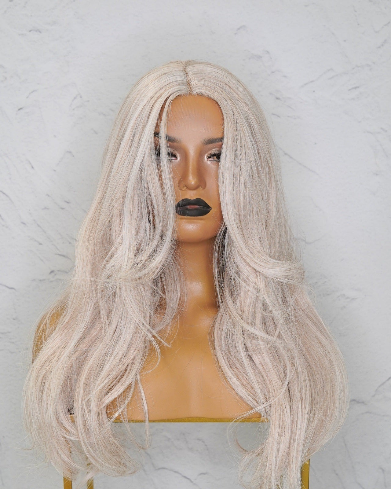 TARA White Blonde Lace Front Wig - Milk & Honey Wigs