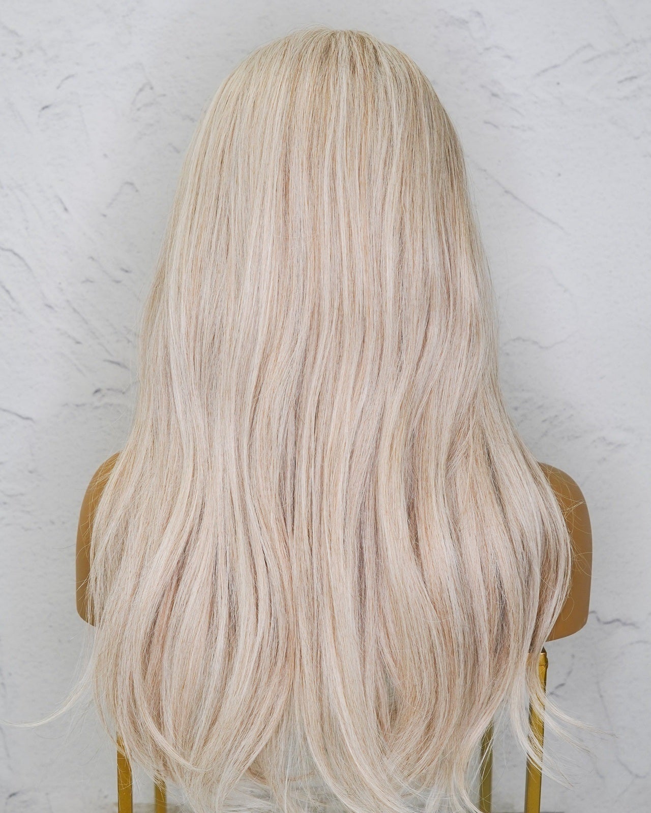 TARA White Blonde Lace Front Wig - Milk & Honey Wigs