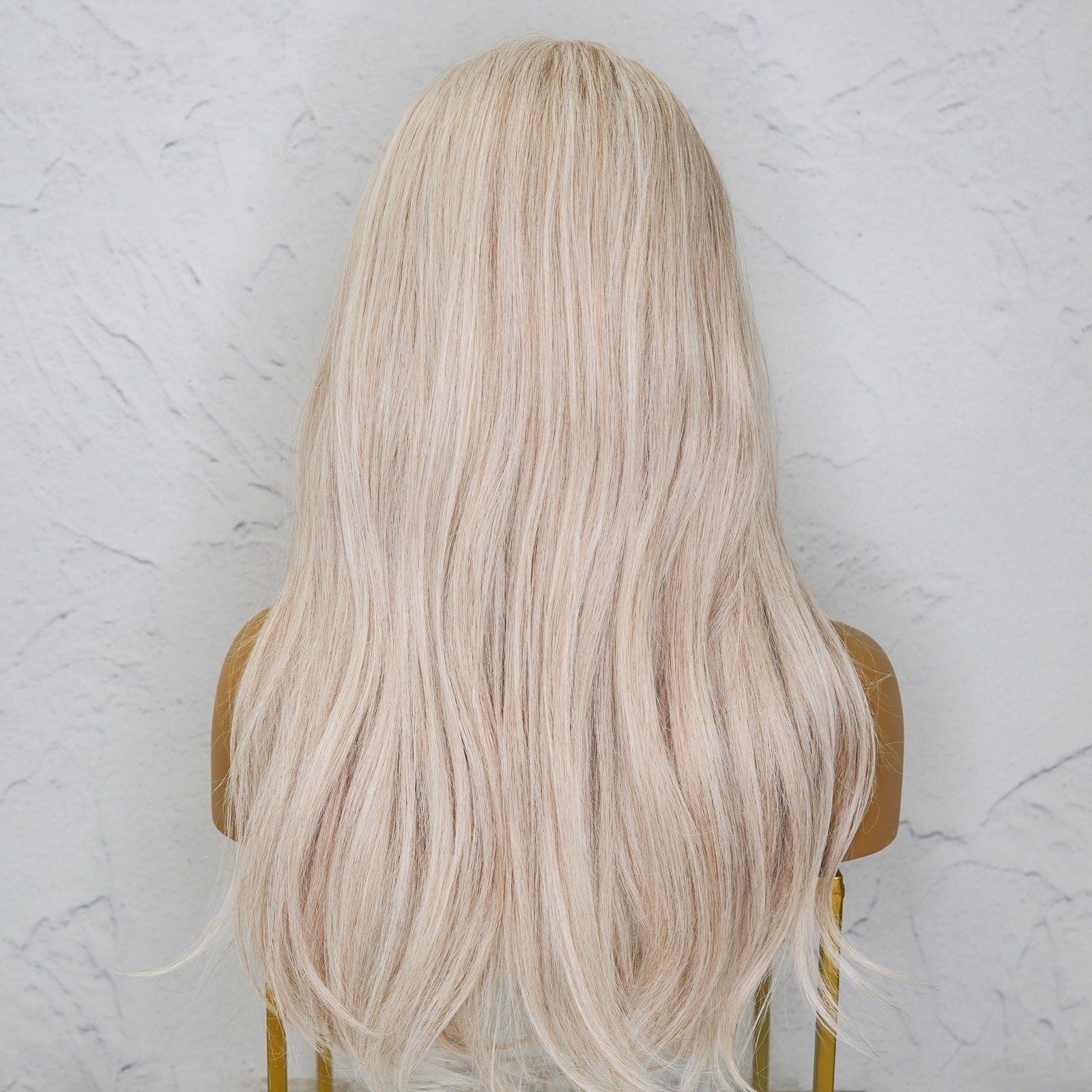 TARA White Blonde Lace Front Wig - Milk & Honey Wigs