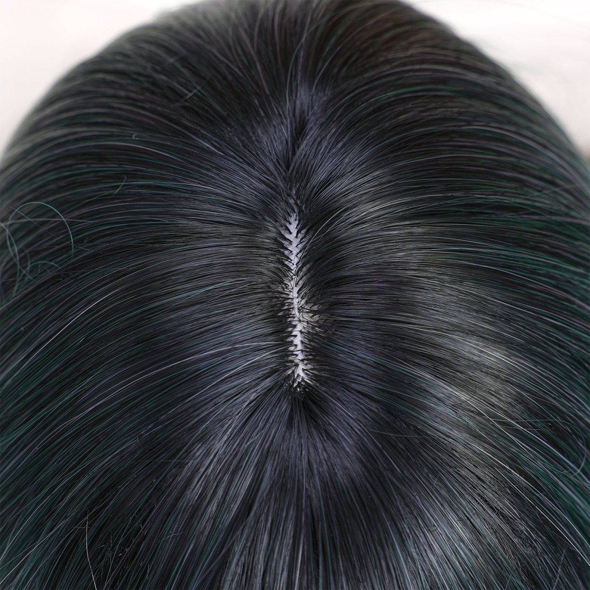 Teal Highlight Layered with Curtain Bangs Wig - MARKETPLACE - Milk & Honey Wigs