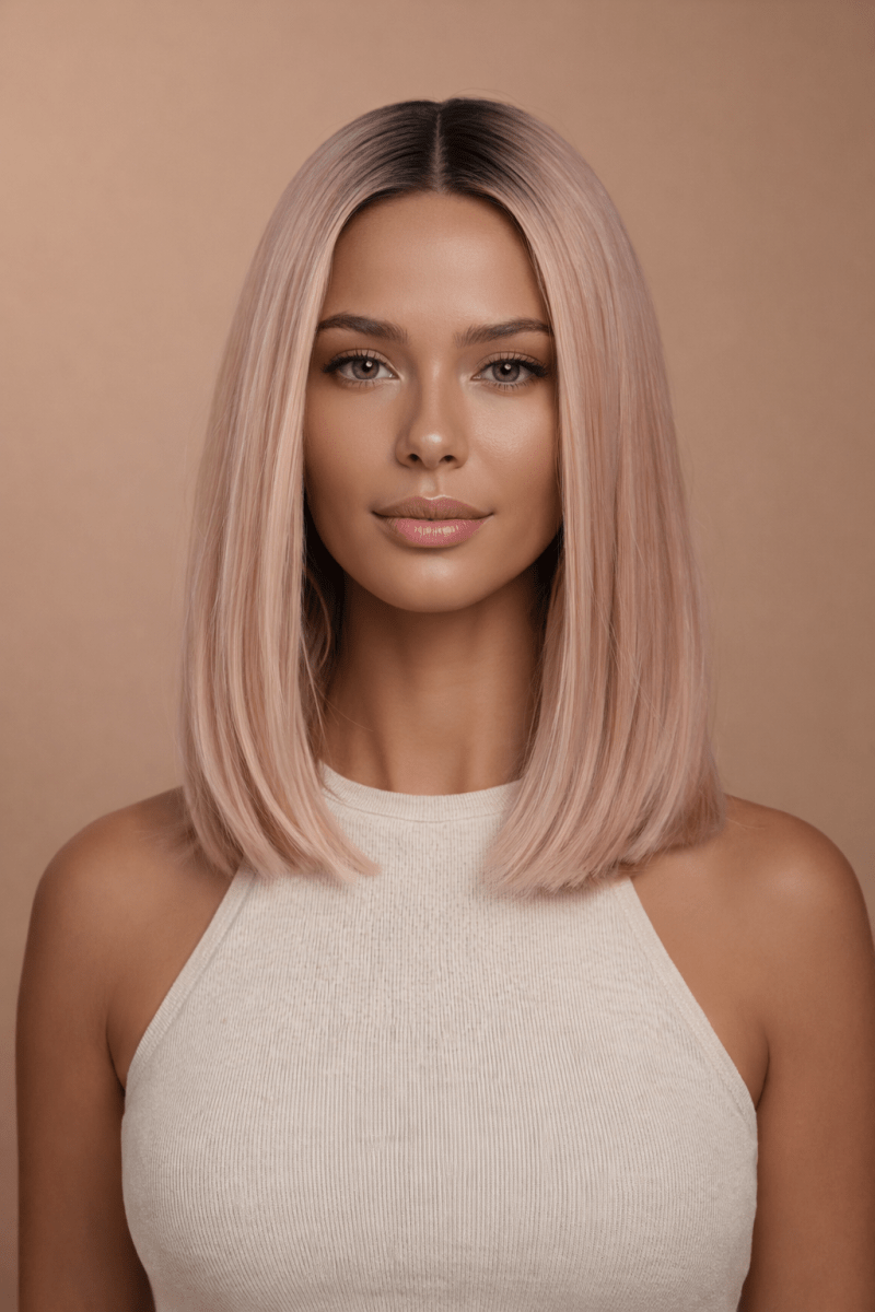 TIFFANY - Pink - Lace Front Wig - Milk & Honey Wigs