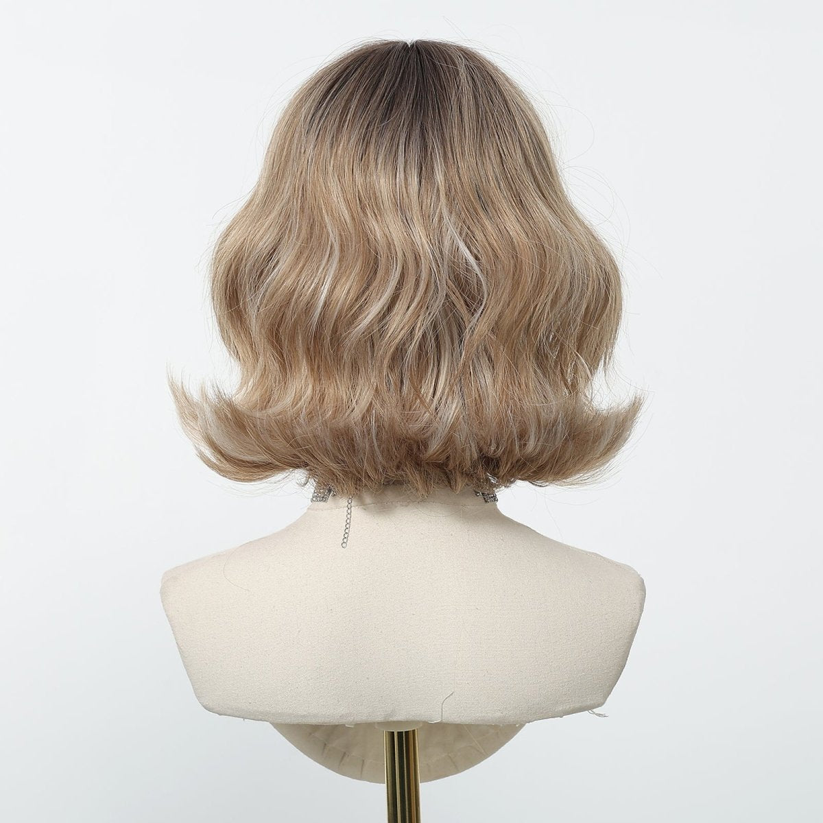 Tousled Honey Blonde Bob with Wispy Fringe Wig - MARKETPLACE - Milk & Honey Wigs
