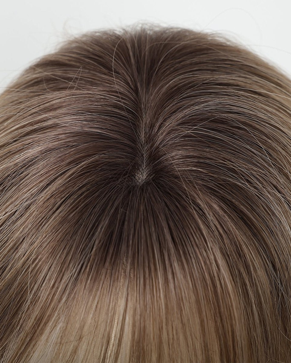 Tousled Honey Blonde Bob with Wispy Fringe Wig - MARKETPLACE - Milk & Honey Wigs