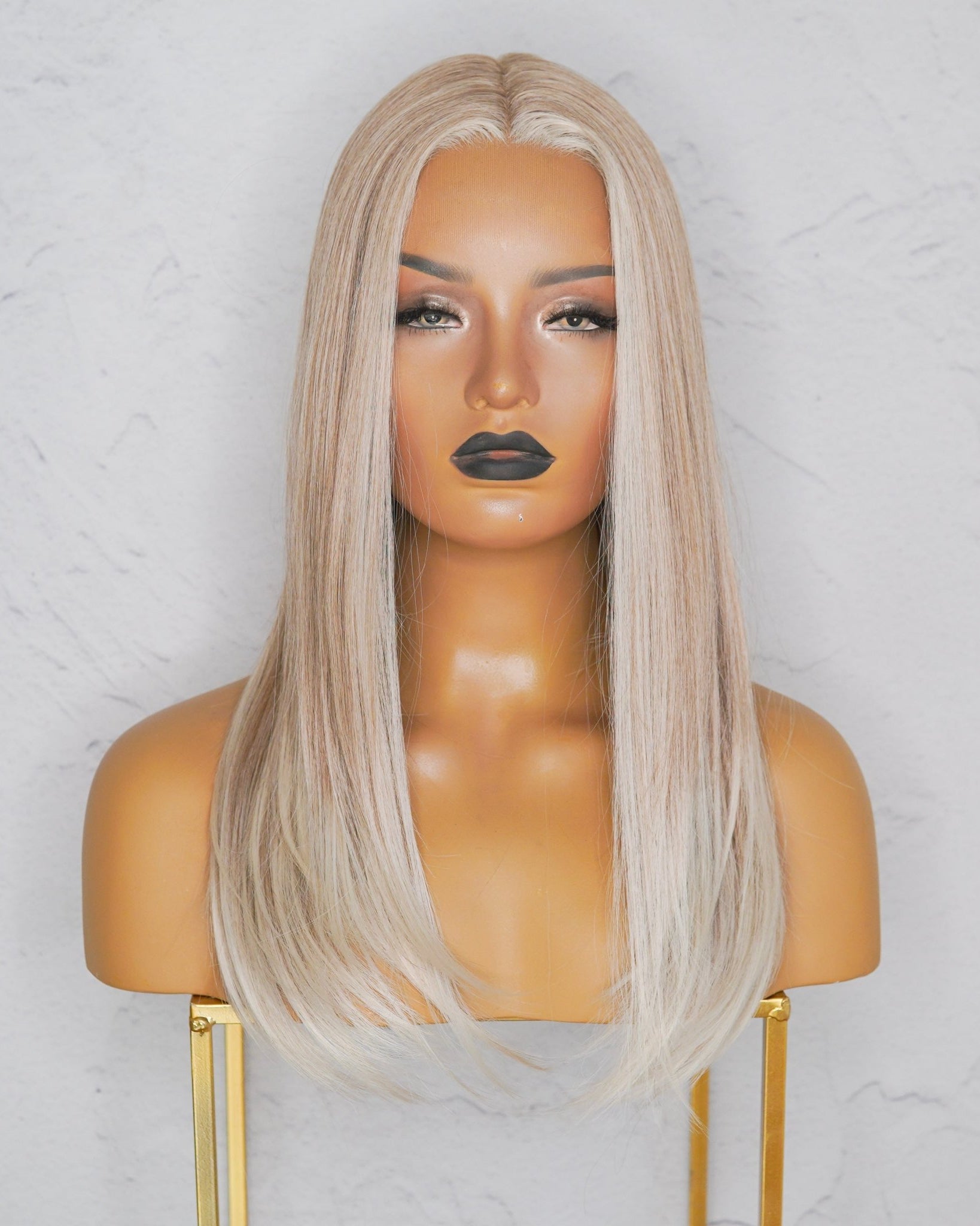 VALERIE Frosted Blonde Lace Front Wig - Milk & Honey Wigs