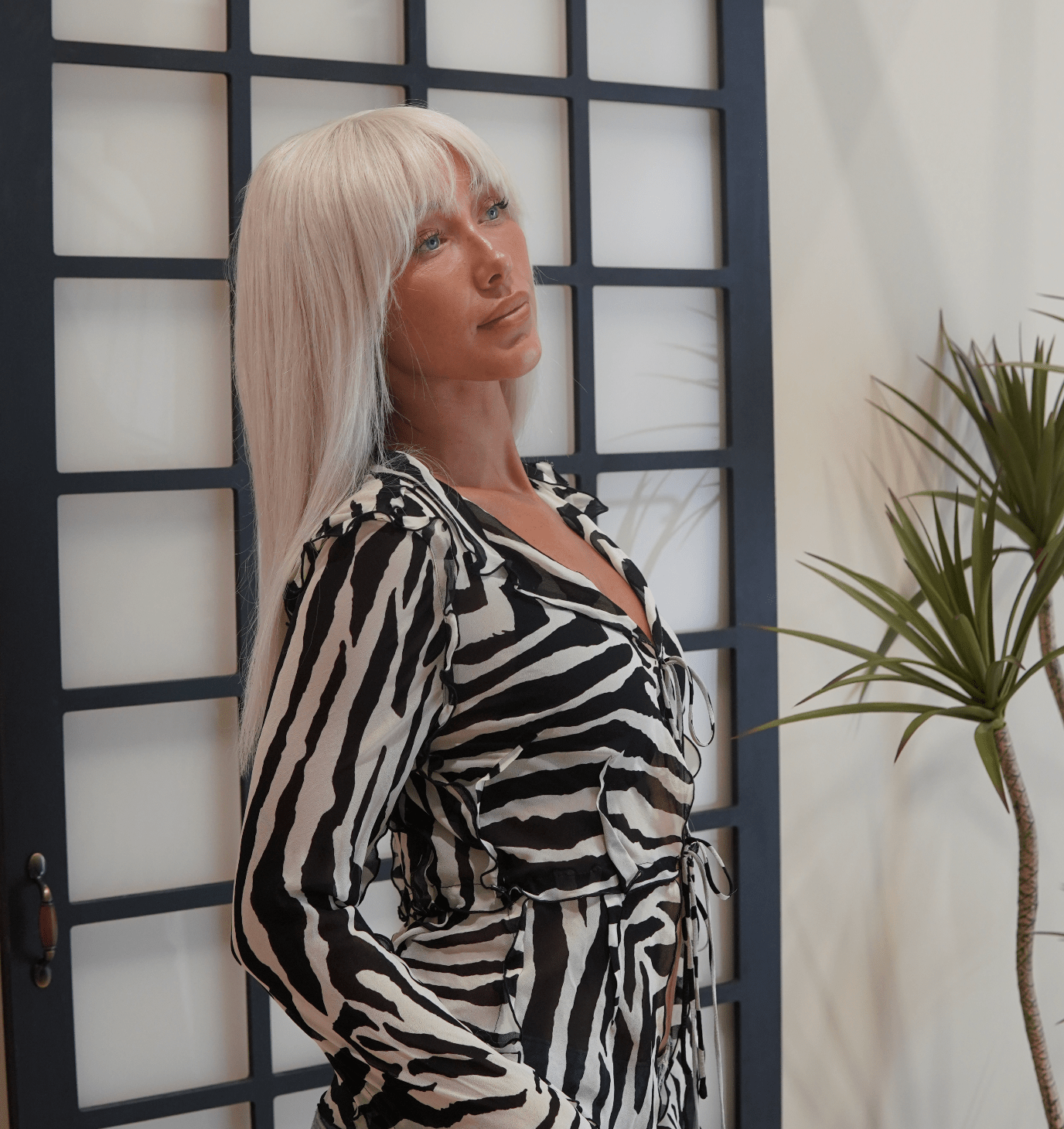 Vicki Human Hair 5x5" Fringe Wig - Milk & Honey Wigs