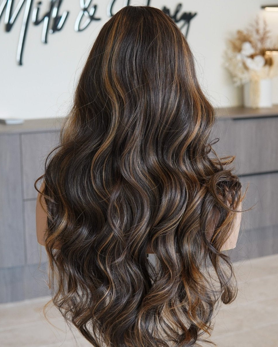 WILMA Warm Brown Lace Front Wig - Milk & Honey Wigs