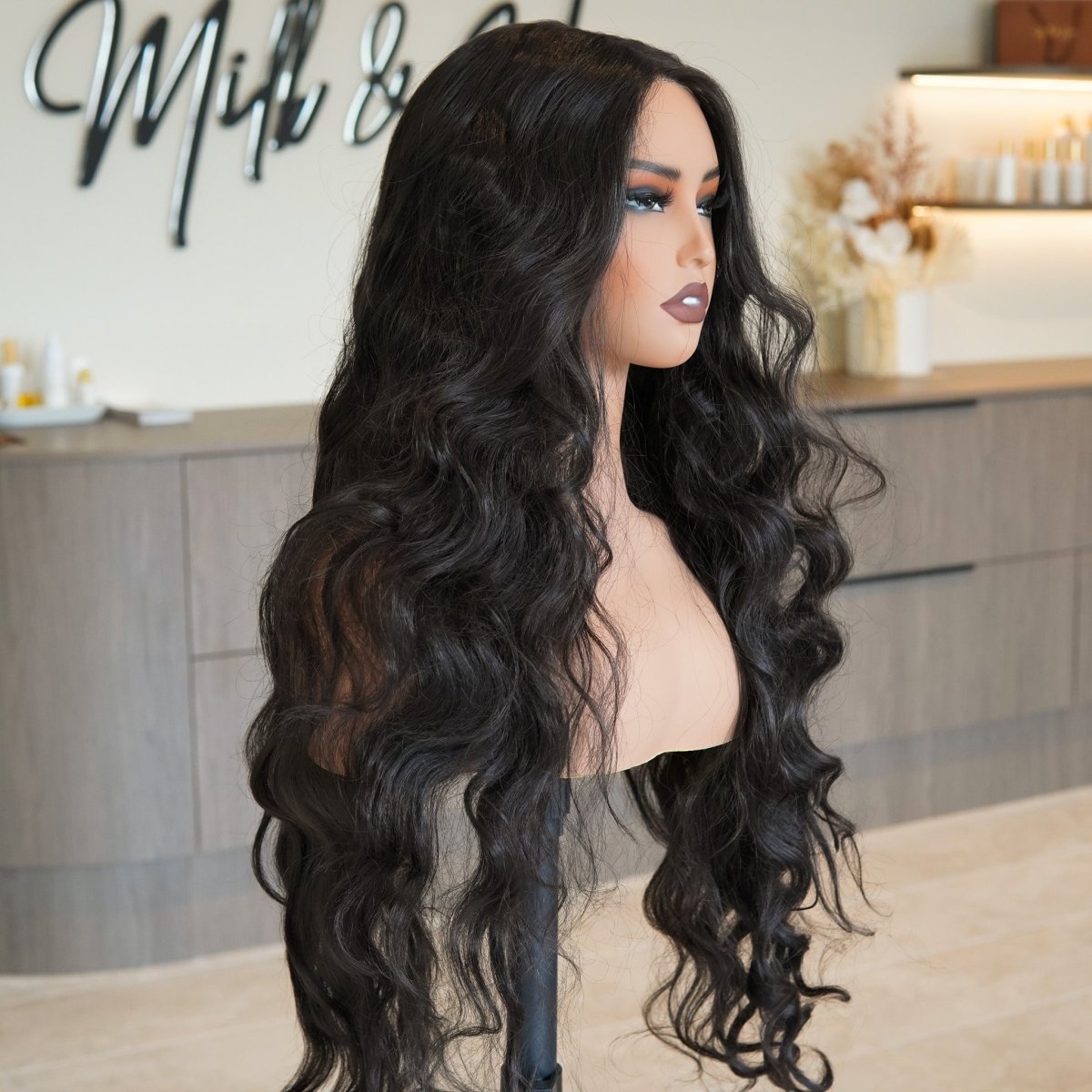 ZENDAYA Darkest Brown Lace Front Wig - Milk & Honey Wigs