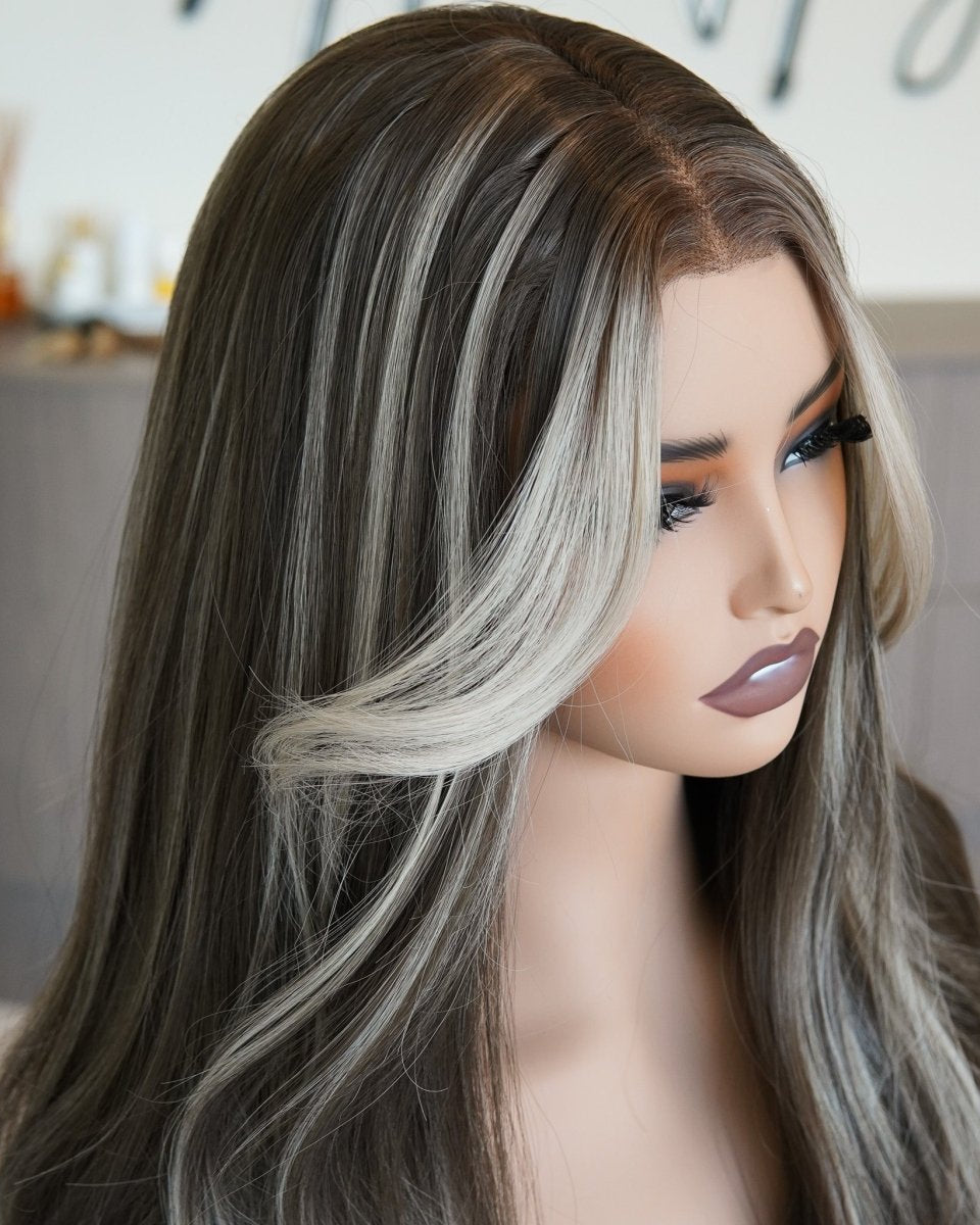 ZINA Mixed Brown 13x6 Lace Front Wig - Milk & Honey Wigs