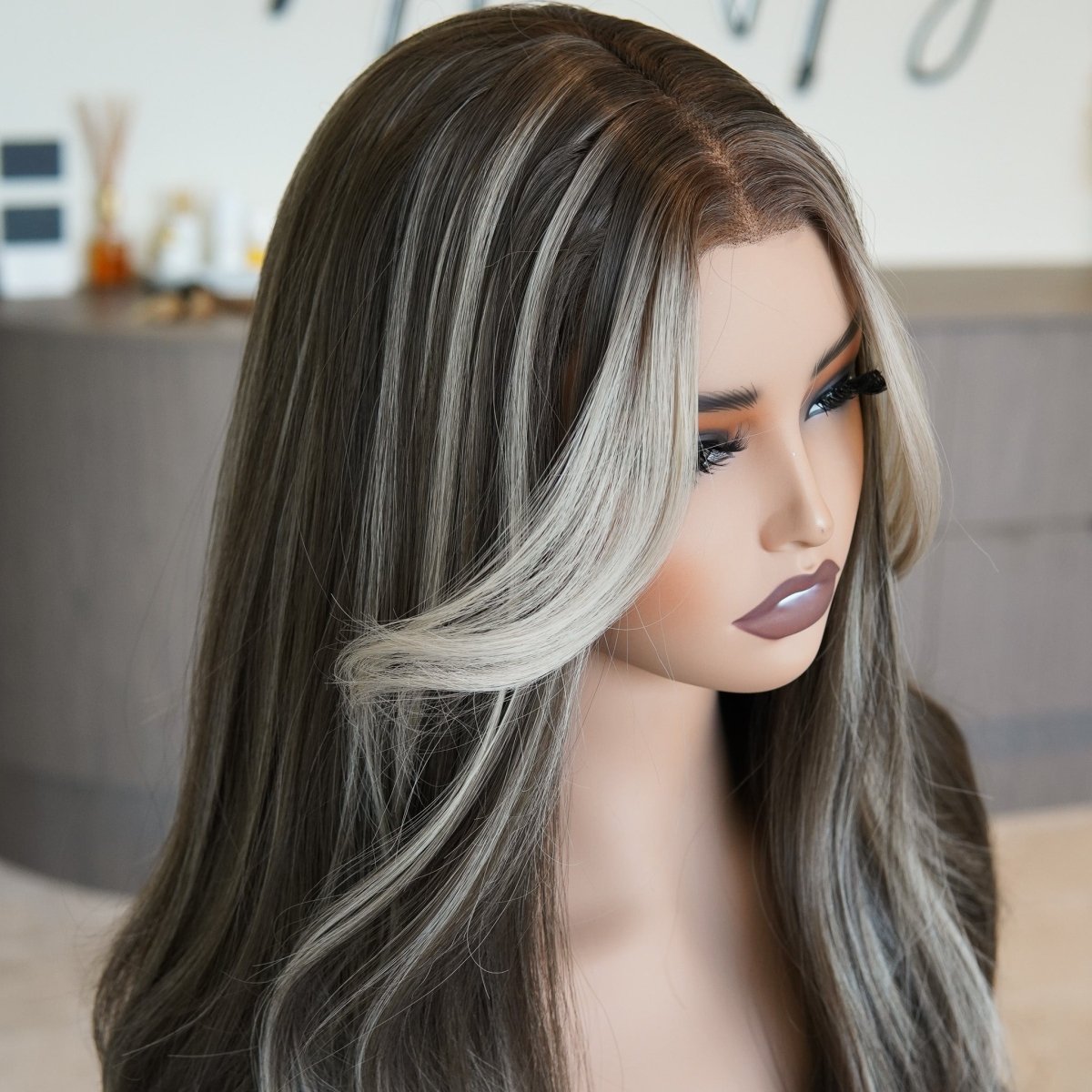 ZINA Mixed Brown 13x6 Lace Front Wig - Milk & Honey Wigs