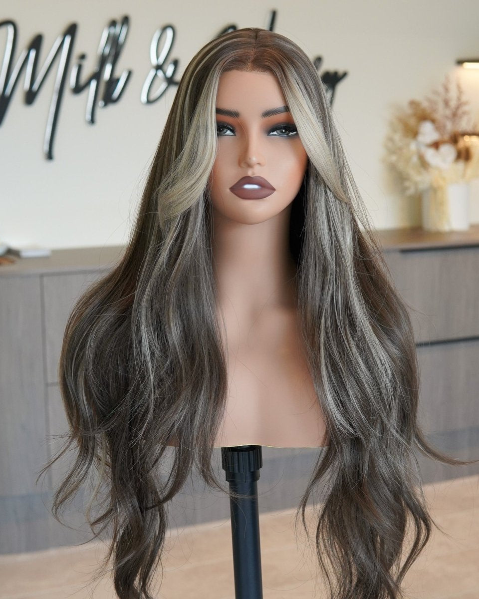 ZINA Mixed Brown 13x6 Lace Front Wig - Milk & Honey Wigs