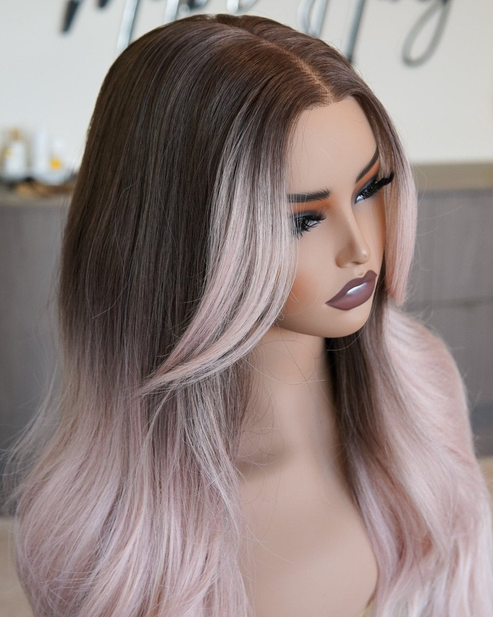 ZINA Oyster Pink 13x6 Lace Front Wig - Milk & Honey Wigs