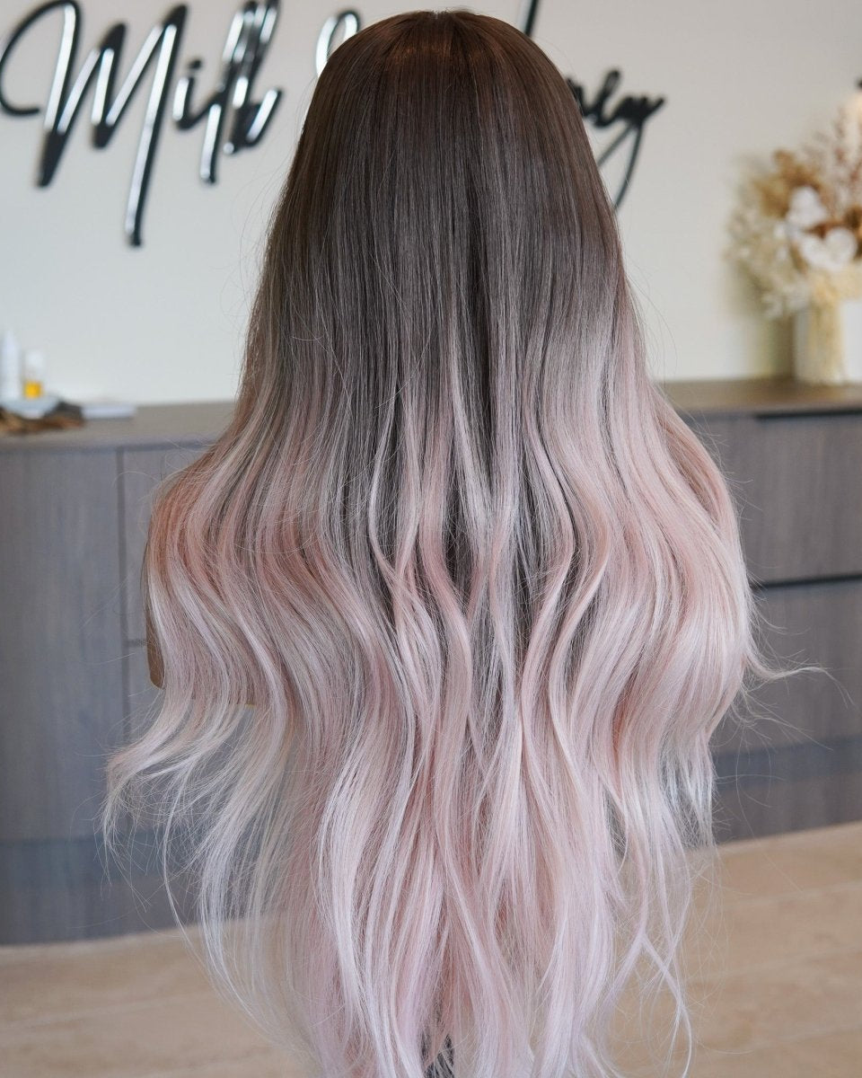 ZINA Oyster Pink 13x6 Lace Front Wig - Milk & Honey Wigs