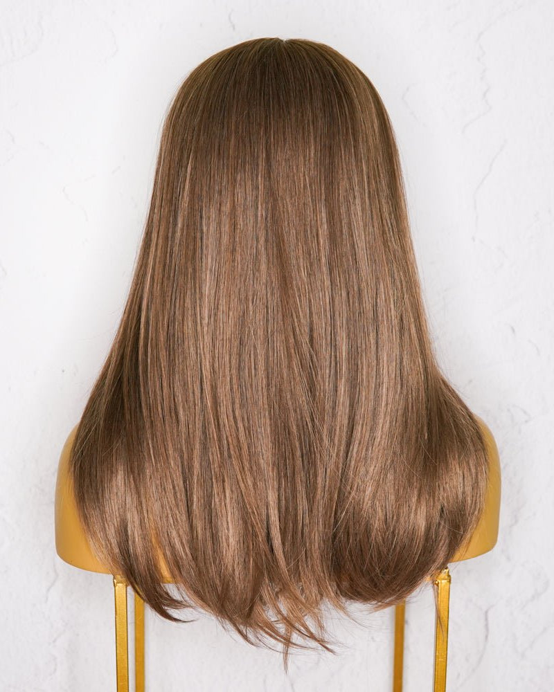 ZYPHER Ash Brown 13x6 Lace Front Wig - Milk & Honey Wigs