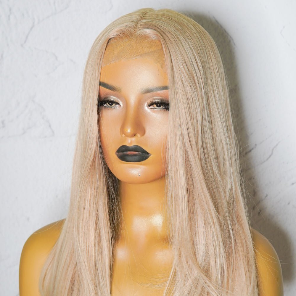 ZYPHER - Blonde - Lace Front Wig | Blonde, 16 Inch, 13x6 Lace Front, Synthetic Hair | Milk & Honey Wigs