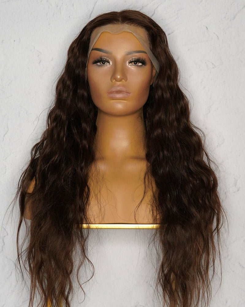 2 Dark Brown Lace Front Wig - SAMPLES - Milk & Honey Wigs