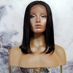 TAMARA BLACK 12" Human Hair Lace Front Wig