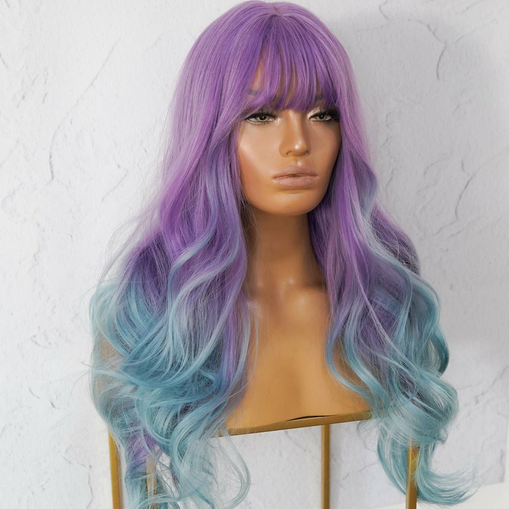 ADELE Ombre Purple Fringe Wig - Milk & Honey Wigs
