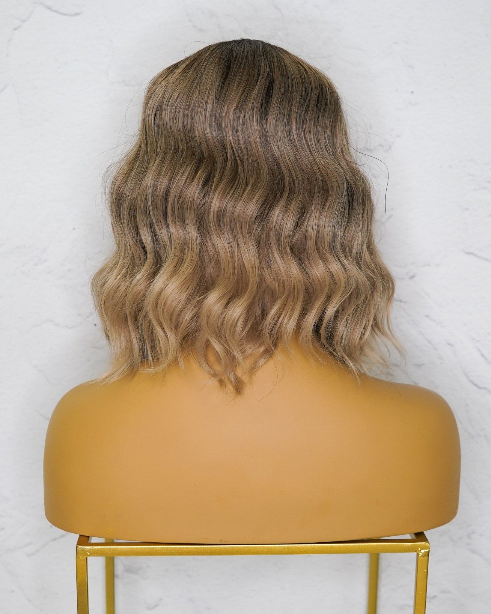ALESSANDRA Ombre Ash Blonde Lace Front Wig - Milk & Honey Wigs