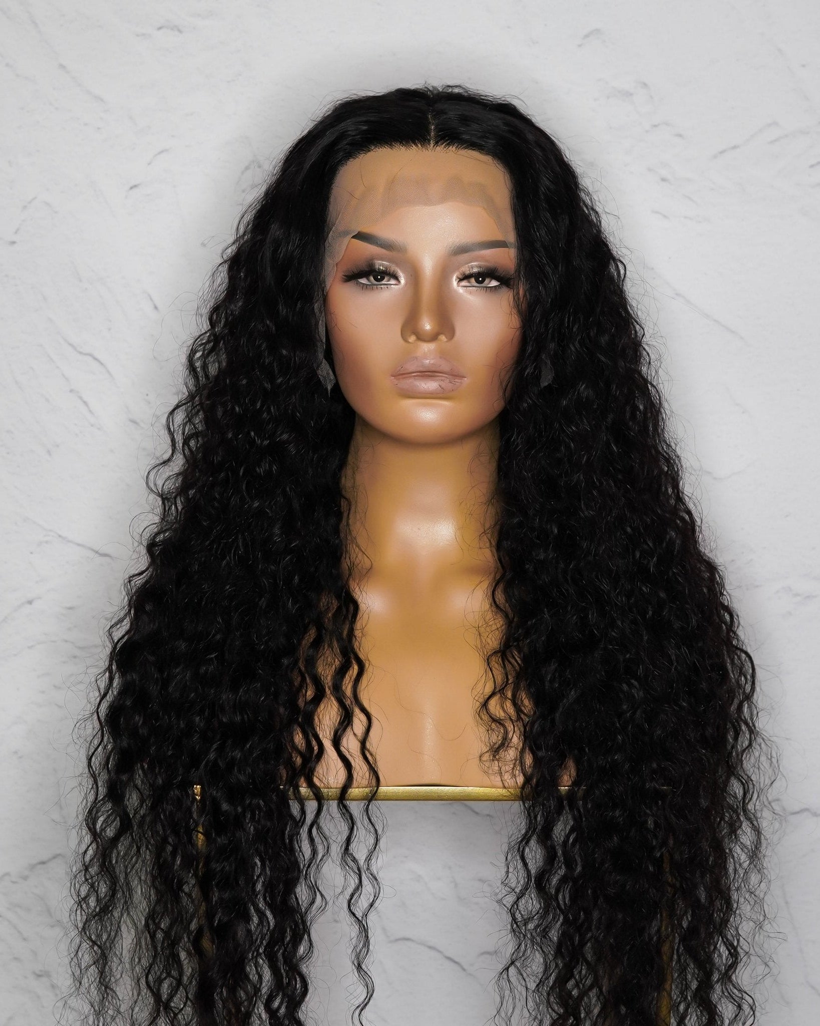 ALEX Natural Black Raw Curl Human Hair Lace Front Wig - Milk & Honey Wigs