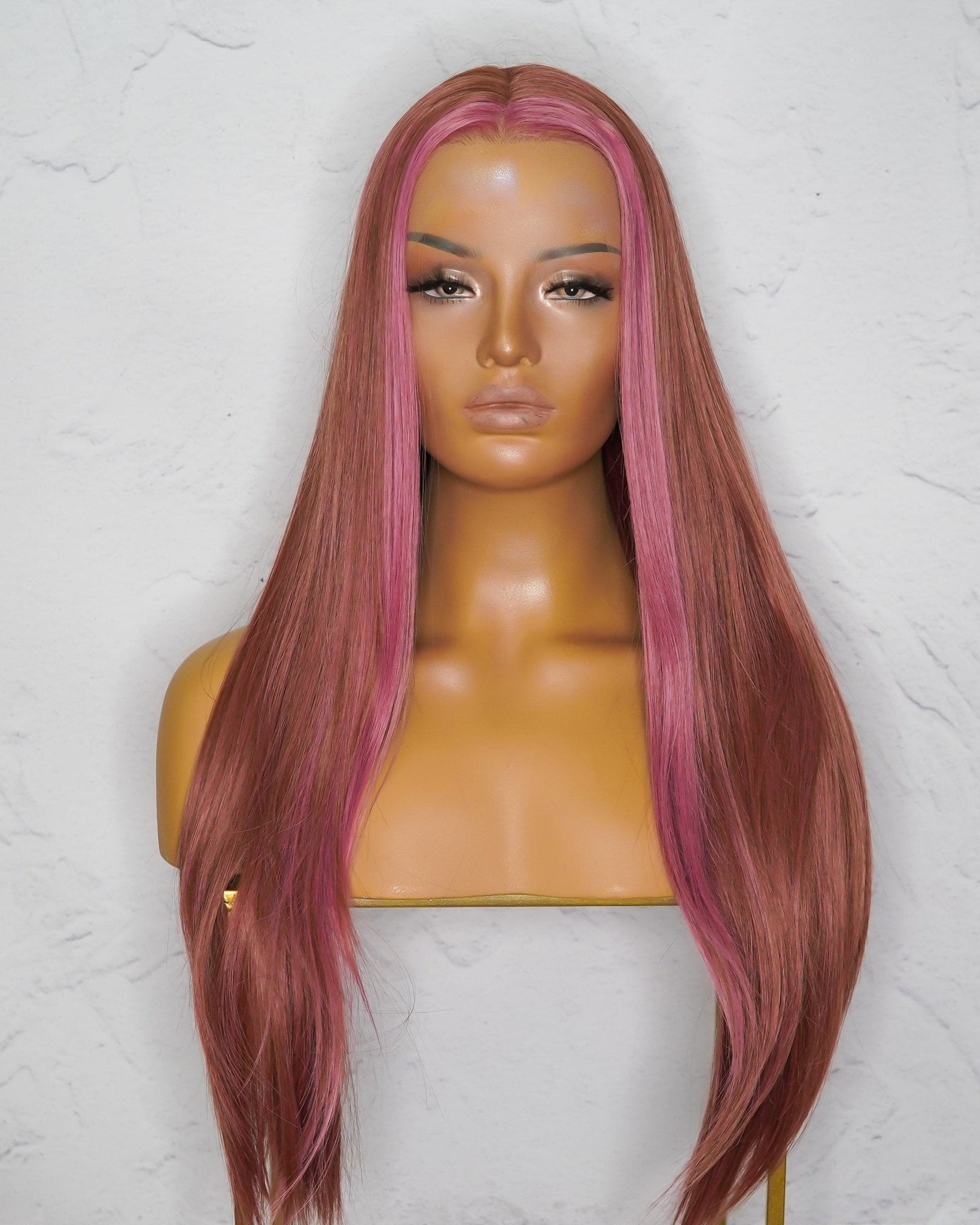 ALICIA Ombre Mauve Lace Front Wig - Milk & Honey Wigs