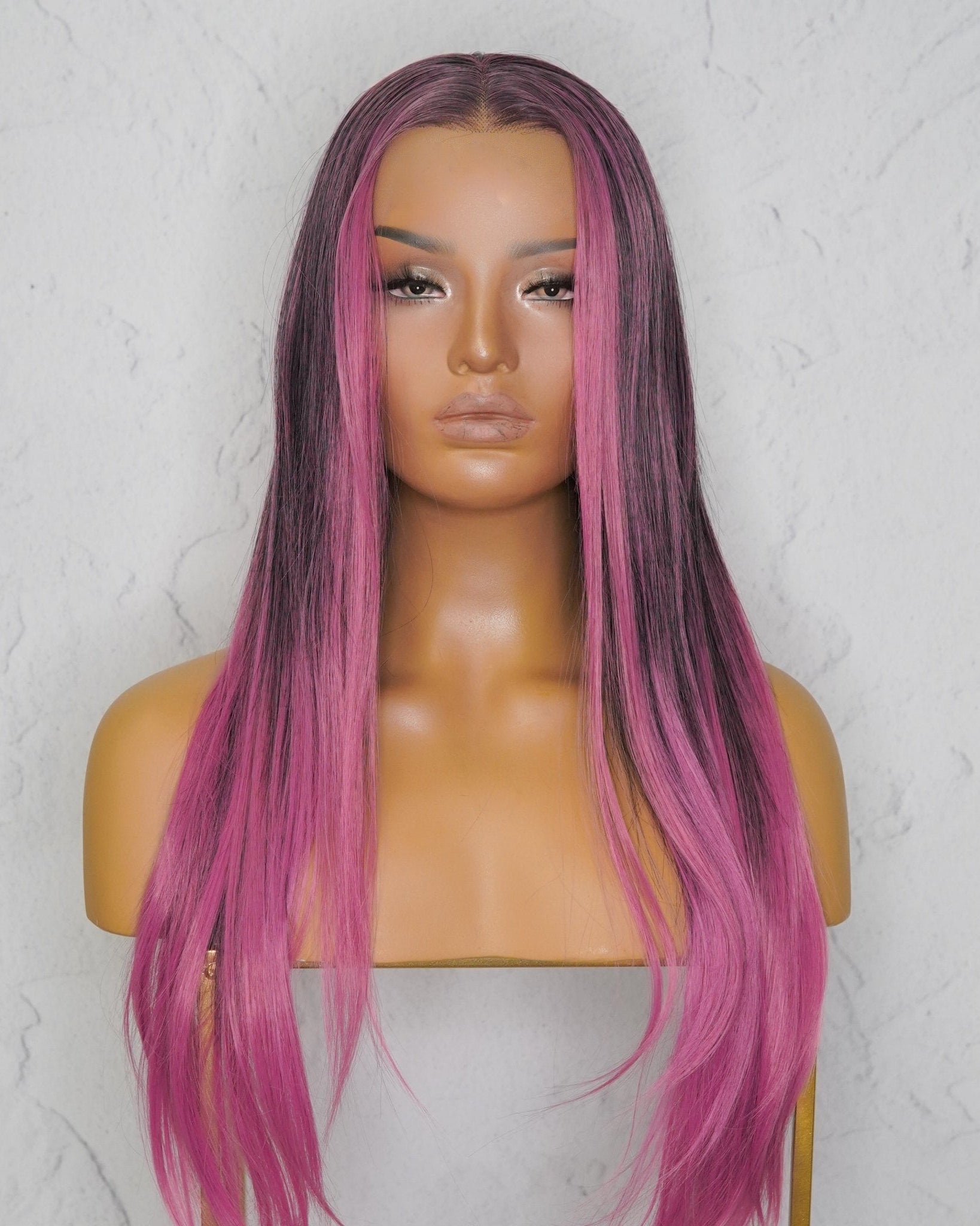 ALICIA Ombre Purple Lace Front Wig - Milk & Honey Wigs