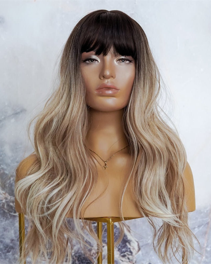 ANDREA Ombre Fringe Wig - Milk & Honey Wigs