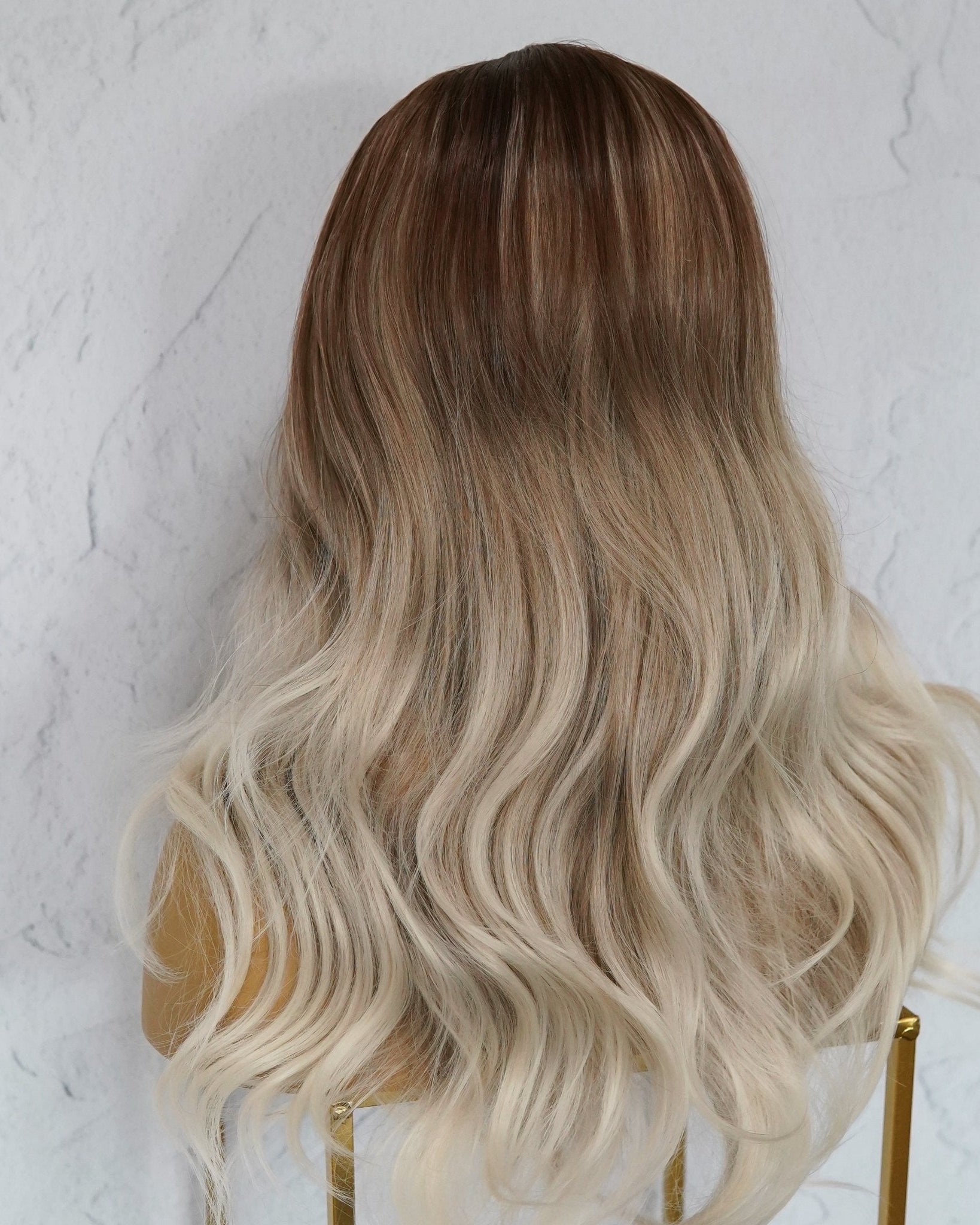 ANGELINA Ombre Blonde Lace Front Wig - Milk & Honey Wigs