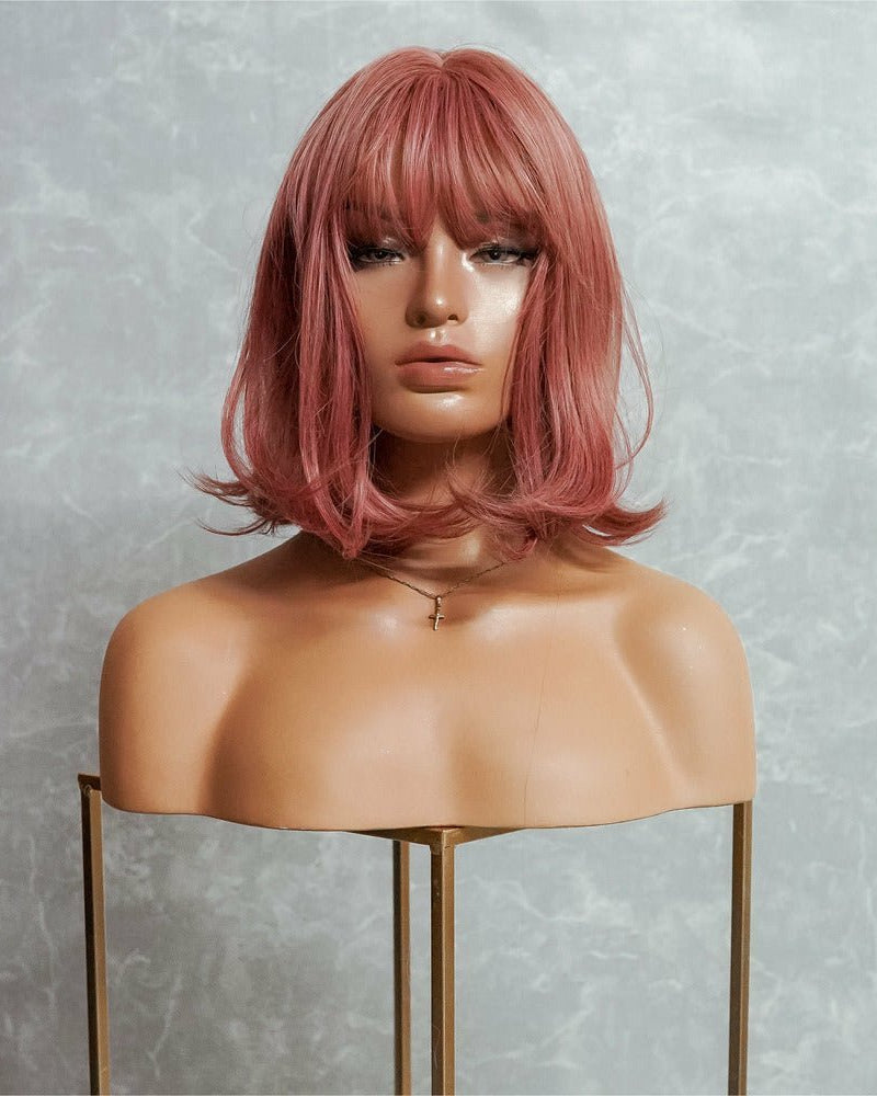 ANIME Mauve Fringe Wig - Milk & Honey Wigs