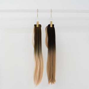 APRYL Synthetic 26” Ombre Straight Ponytail - Milk & Honey