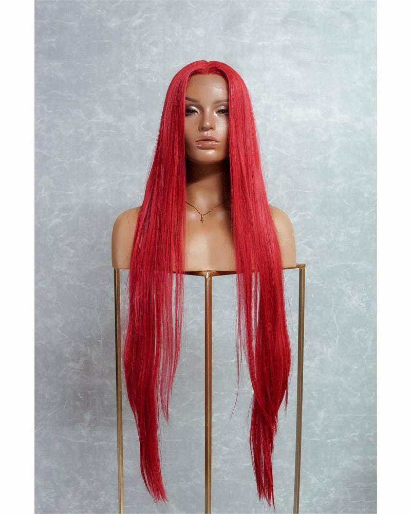 ARIEL 30" Red Lace Front Wig - Milk & Honey Wigs