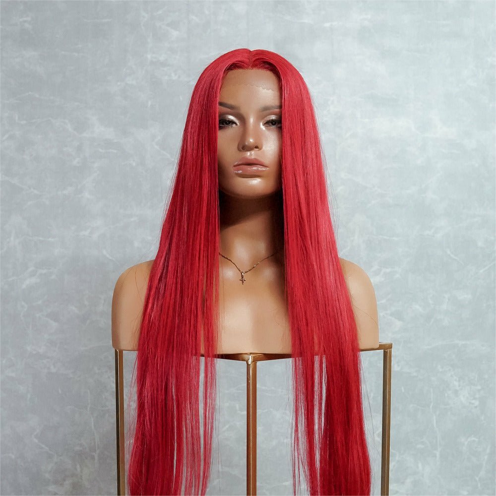 ARIEL 30" Red Lace Front Wig - Milk & Honey Wigs