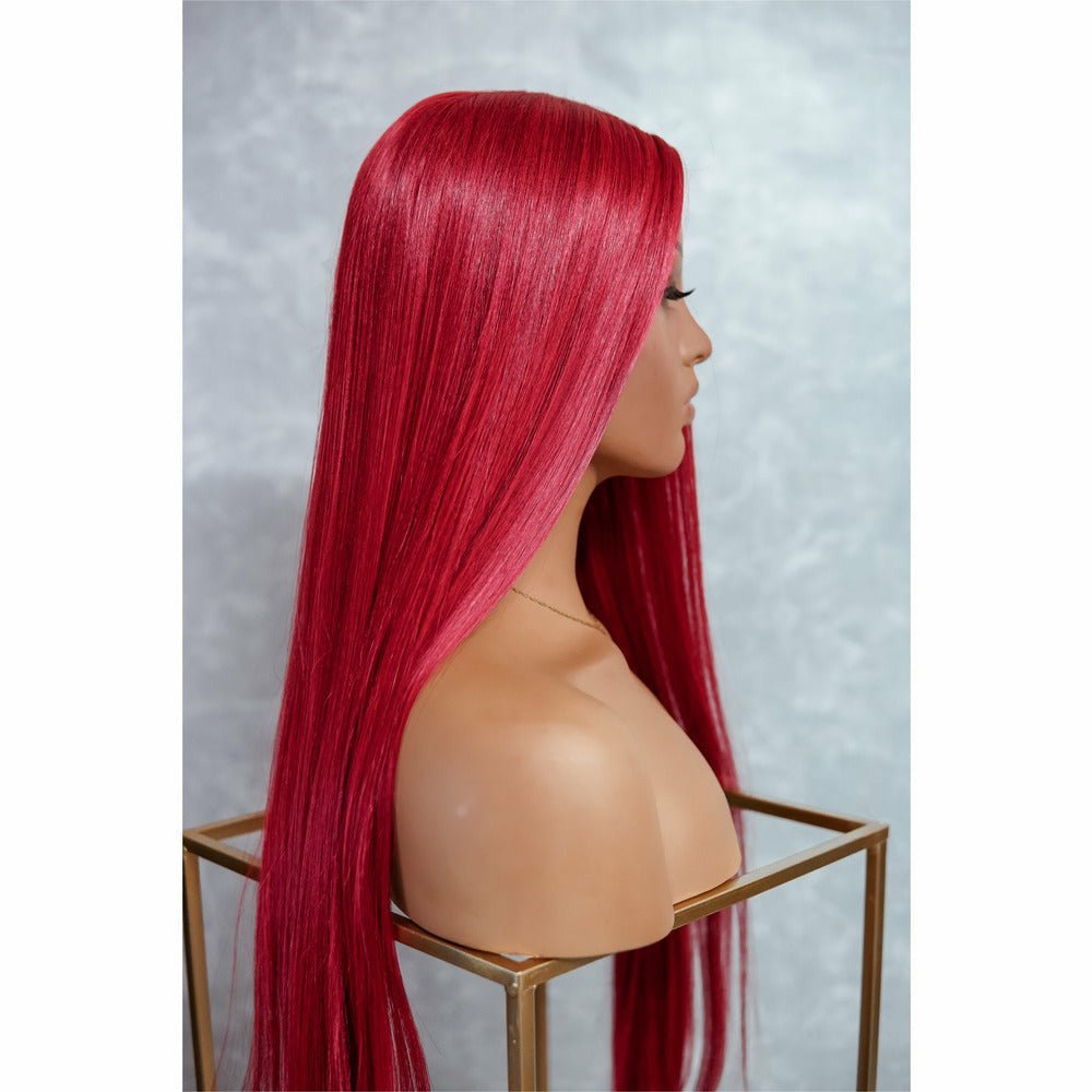 ARIEL 30" Red Lace Front Wig - Milk & Honey Wigs